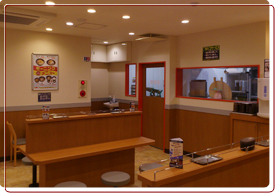 吉野町店店内写真 ゆで太郎吉野町店内